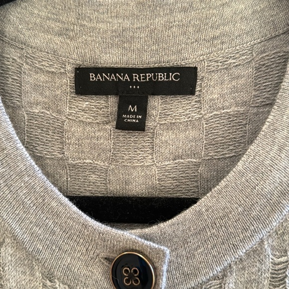 EUC Banana Republic long gray cardigan, Size M - Picture 3 of 7